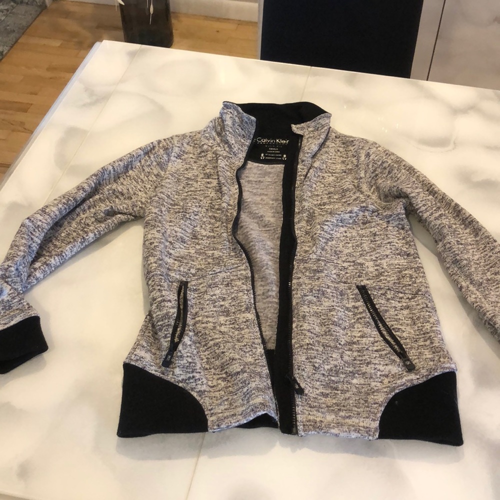 Calvin Klein performance quick dry zip up